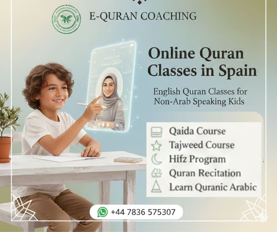 Learn Quranic Arabic online in Spain for English-speaking students