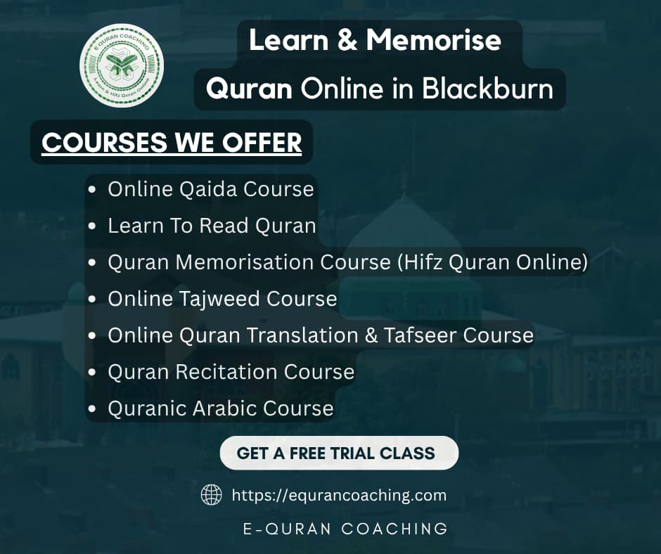 Learn Quran Online in Blackburn - Best Online Quran Classes for Blackburn Families