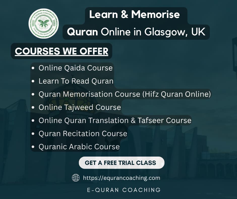 Learn Quran Online in Glasgow - Best Online Quran Classes for Glasgow Families